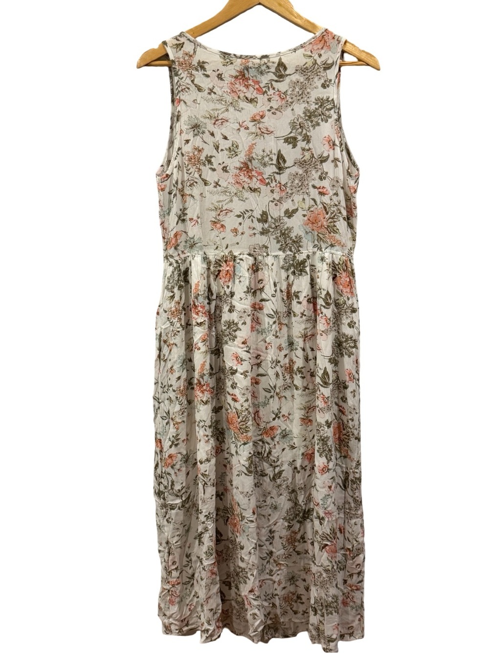FRYE Floral sleeveless Maxi Dress Size M